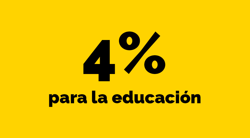 Entre voces amarillas y voces del Gobierno, se debate el 4%